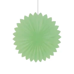 Abanico Verde Pastel 35 cm