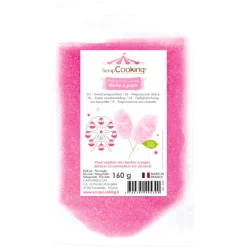 Algodón de Azúcar Rosa Sabor Fresa 160 gr - Scrapcooking
