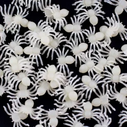 Arañas Fluorescentes para Decorar Halloween 70 ud