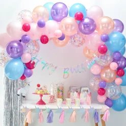 Arco de Globos Pastel Multicolor