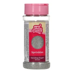 Azúcar de Grano Fino Plata 80 gr - Funcakes