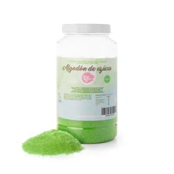 Azúcar para Algodón de Azúcar Verde 1 Kg - Sabor Manzana