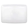 Bandeja Blanca de Plástico 20 cm x 27 cm
