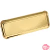 Bandeja Rectangular Dorada 38 x 12,5 cm - Pastkolor