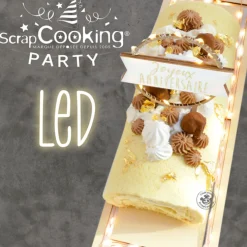 Bandeja Rectangular para Tarta Led - Scrapcooking