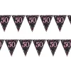 Banderín 50 Años Pink Sparkling 4 Metros