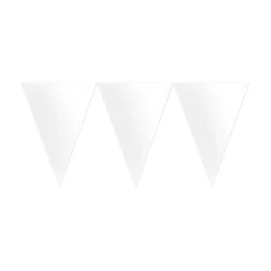 Banderín de Papel Blanco 4,5 Metros