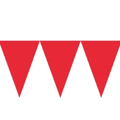Banderín de Papel Rojo 4,5 metros