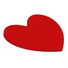 Base Corazón Roja (Masonita) 25 cm x 5 mm Grosor