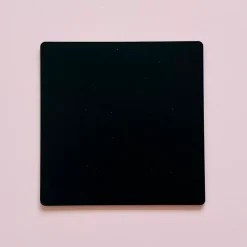Base Cuadrada Negra de Madera 40 cm 2 ud