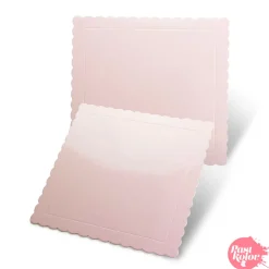 Base Cuadrada Rosa Bebé - 30 cm / 3 mm Grosor