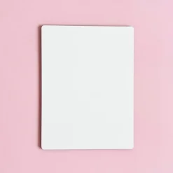 Base Rectangular Blanca de Madera 35 x 25 cm 2 ud