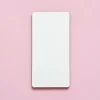 Base Rectangular Blanca de Madera 30 x 15 cm 2 ud