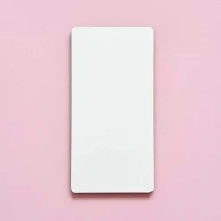Base Rectangular Blanca de Madera 30 x 15 cm 2 ud