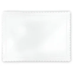 Base Rectangular Blanca 30 x 40 cm x 3 mm Grosor 10 ud