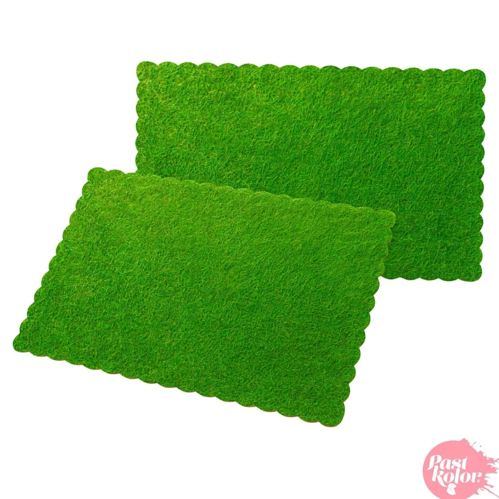 Base Rectangular Cesped - 40 x 30 cm