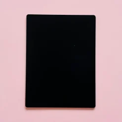 Base Rectangular Negra de Madera 40 x 30 cm 2 ud