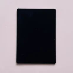 Base Rectangular Negra de Madera 35 x 25 cm 2 ud
