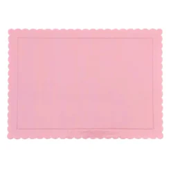 Base Rectangular para Tartas Rosa 35 x 25 cm