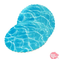 Base Redonda Agua 20 cm x 3 mm Grosor