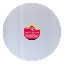 Base Redonda Blanca 25 cm x 5 mm Grosor - Funcakes