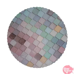 Base Redonda Mosaico 35 cm X 3 mm Grosor