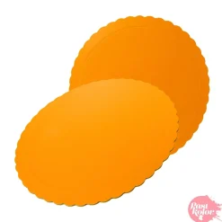 Base Redonda Naranja 25 cm x 3 mm Grosor