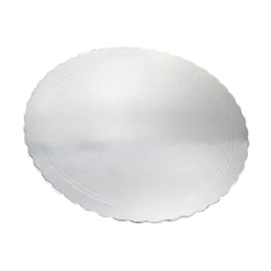 Base Redonda para Tarta Plata 24 cm 10 ud