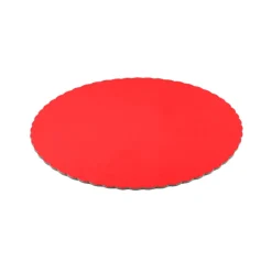 Base Redonda para Tarta Roja 25 cm