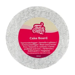 Base Redonda Plateada 15 cm - Funcakes
