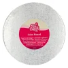 Base Redonda Plateada 25 cm - Funcakes