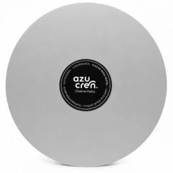 Base Rígida Redonda Plata Mate 25 cm x 3 mm