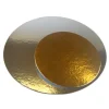 Bases Cartón para Tartas Plata/Oro 20 cm (3 uds)