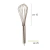 Batidor de Mano Acero Inoxidable 25 cm