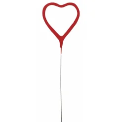 Bengala Corazón Rojo 18 cm