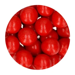 Bolas Crujientes de Chocolate Rojo Perlado 130 gr - Funcakes