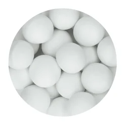 Bolas Crujientes de Chocolate Blanco Mate 130 - Funcakes