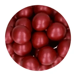 Bolas Crujientes de Chocolate Burdeos Brillante 130 gr - Funcakes