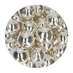 Bolas Crujientes de Chocolate Metallic Silver 130 gr - Funcakes