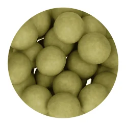 Bolas Crujientes de Chocolate Verde Oliva Mate 130 gr - Funcakes