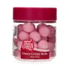 Bolas Crujientes de Chocolate Rosa Mate 130 gr