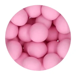 Bolas Crujientes de Chocolate Rosa Mate 130 gr