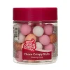 Bolas Crujientes de Chocolate Peachy Pink 130 gr - Funcakes