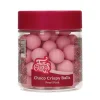 Bolas Crujientes de Chocolate Pearl Pink 130 gr - Funcakes