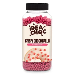 Bolitas Crujientes de Chocolate Blanco Sabor Fresa 5 mm - 450 g