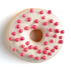 Bolitas Crujientes de Chocolate Blanco Sabor Fresa 5 mm - 450 g