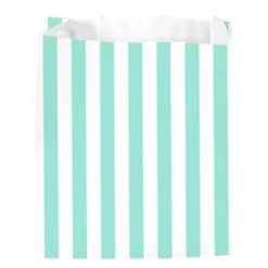 Bolsa de Papel Blanca y Azul 1 ud