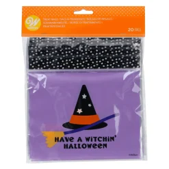 Bolsas para Dulces Sombrero de Bruja (Cierre Zip) 20 ud