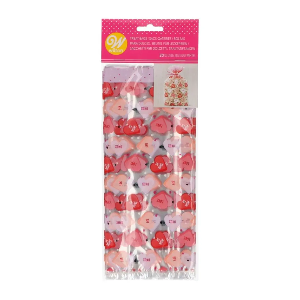 Bolsas para Dulces y Chuches Corazones