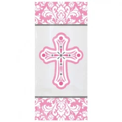 Bolsas para galletas y dulces Comunión rosa